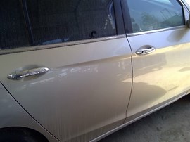 2014 HONDA ACCORD, TAN, EX-L, 2.4L, AT,   A25106